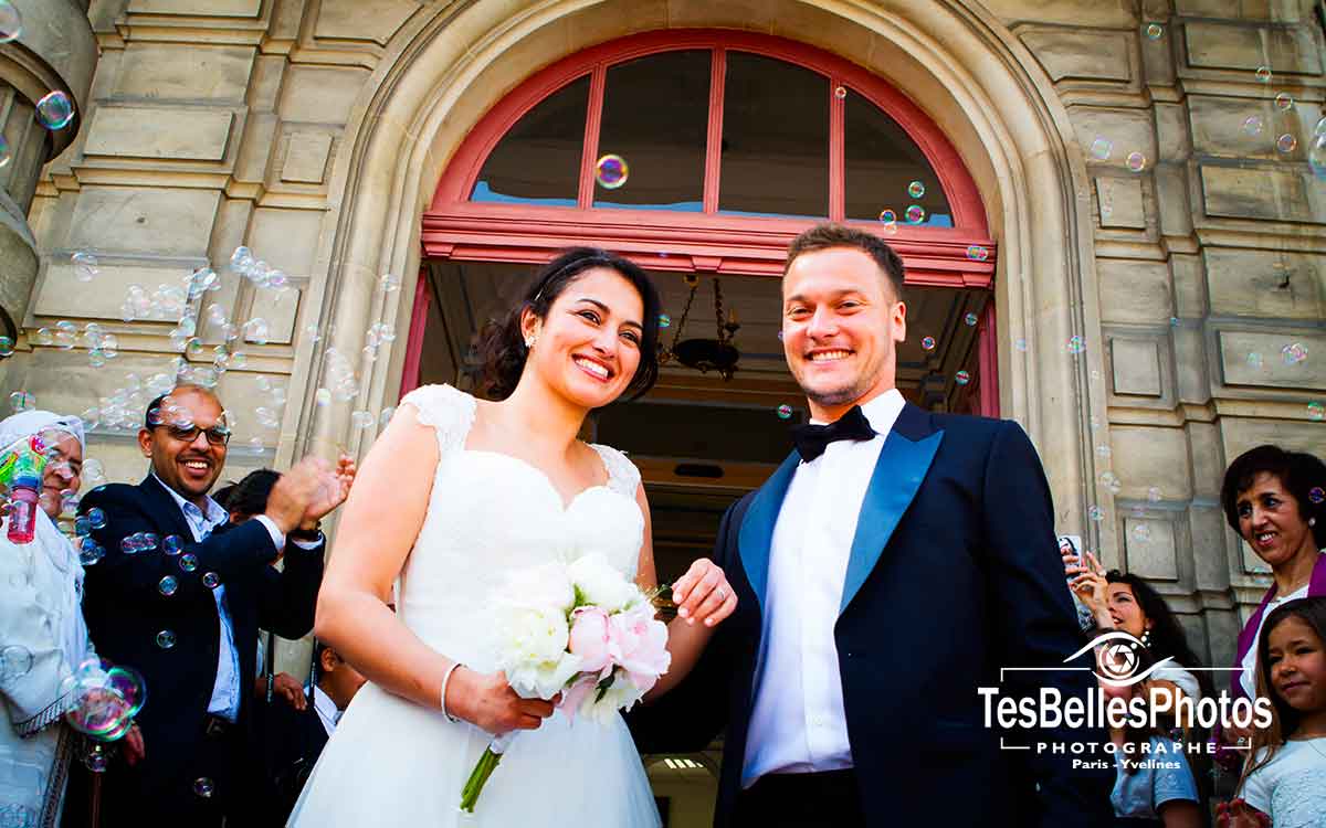 Photographe de mariage à Clichy, photo de mariage Clichy en Hauts-de-Seine