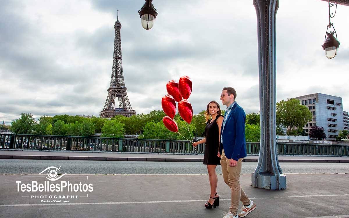 Shooting photo couple Paris