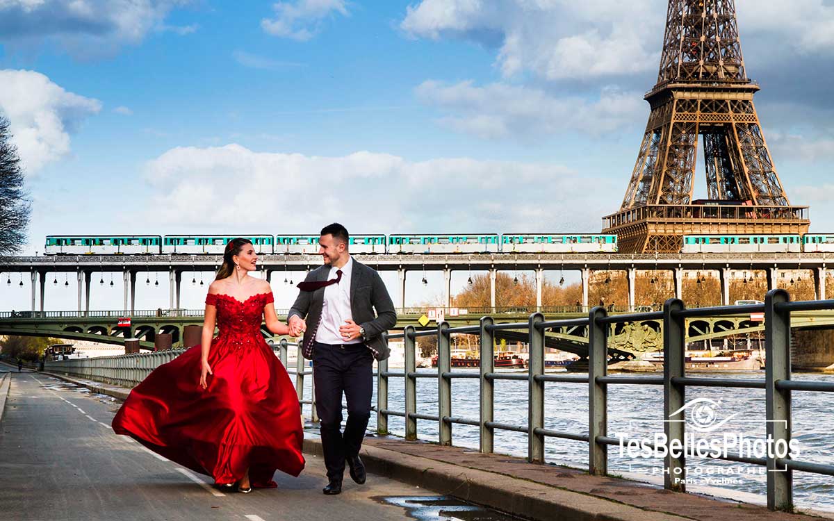 Photographe d'anniversaire mariage Paris, photo anniversaire de mariage Paris