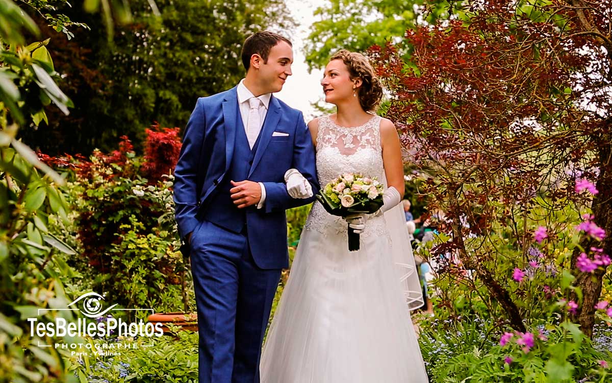 Mariés à Giverny – shooting romantique au jardin Claude Monet