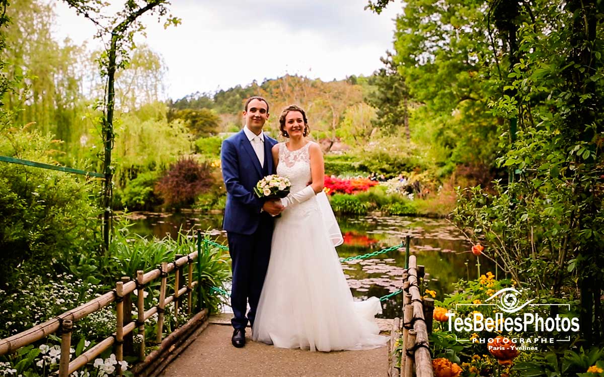 Séance couple à Giverny – photos naturelles dans les jardins de Monet