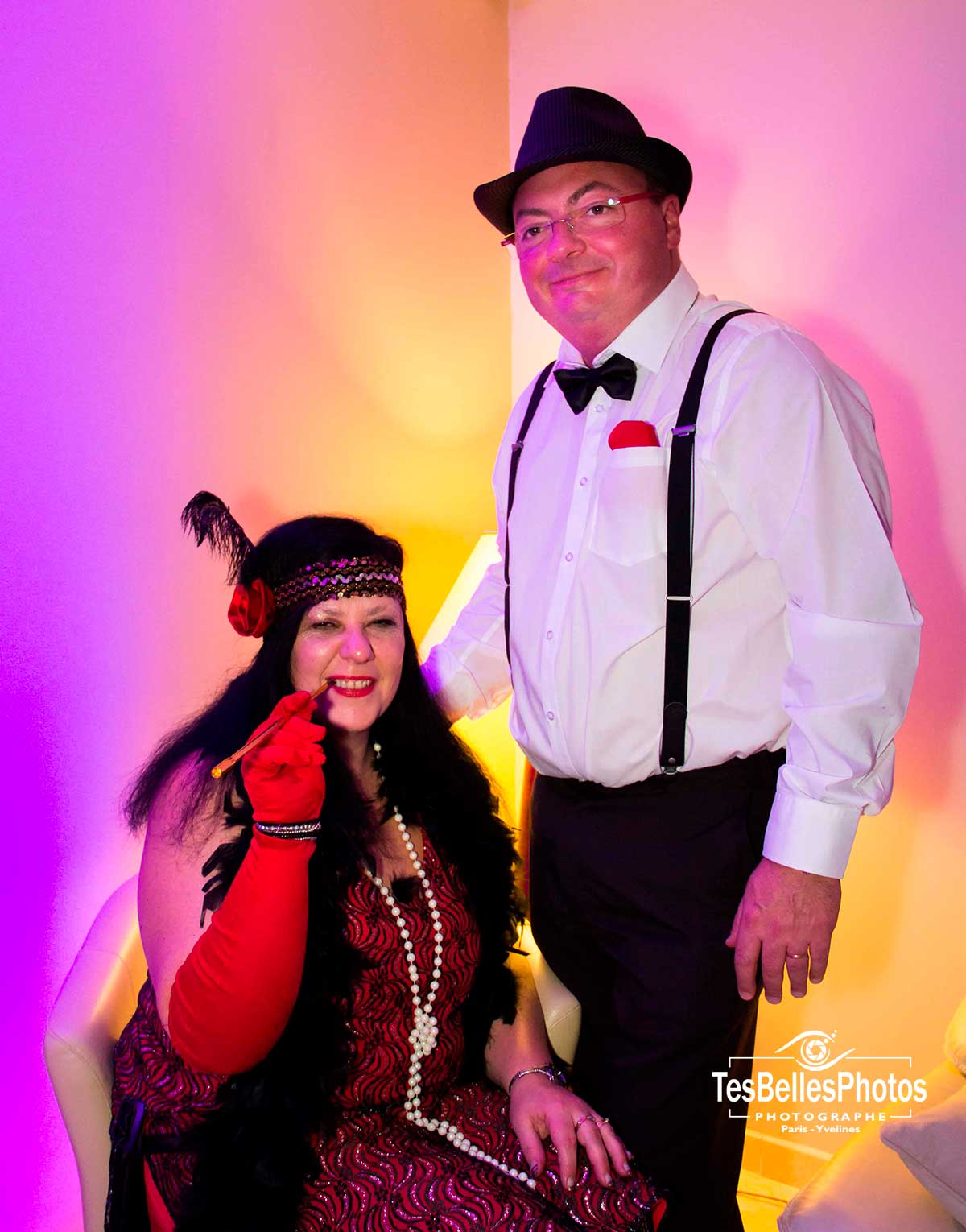 Photo gala anniversaire couple