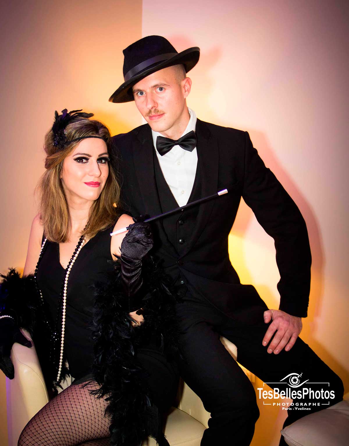 Photographe gala d'anniversaire couple, photo soirée de gala anniversaire