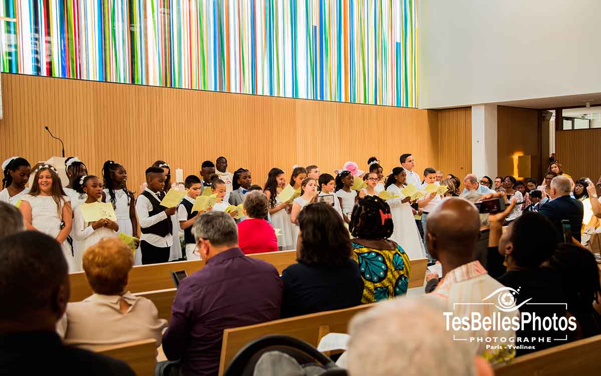Reportage de communion dans le Val‑d'Oise – préparation et cérémonie à Cergy