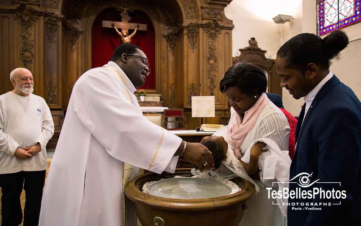 Photographe baptême Cergy en Val-d'Oise, photos de baptême à Cergy
