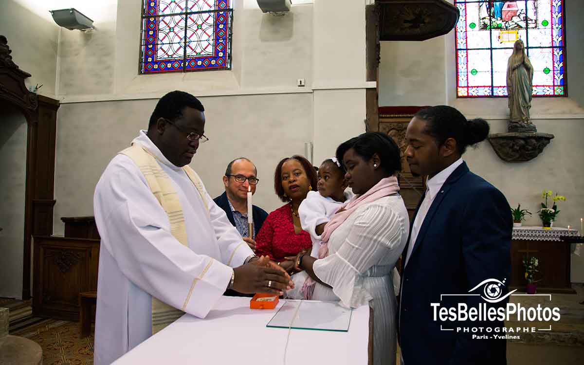 Moments de baptême à Vauréal – photos spontanées et professionnelles