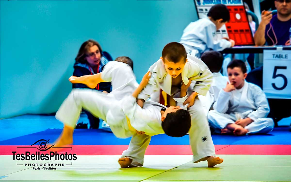 Photographe événementiel dans le Finistère – reportage photo de judo pour entreprises et clubs
