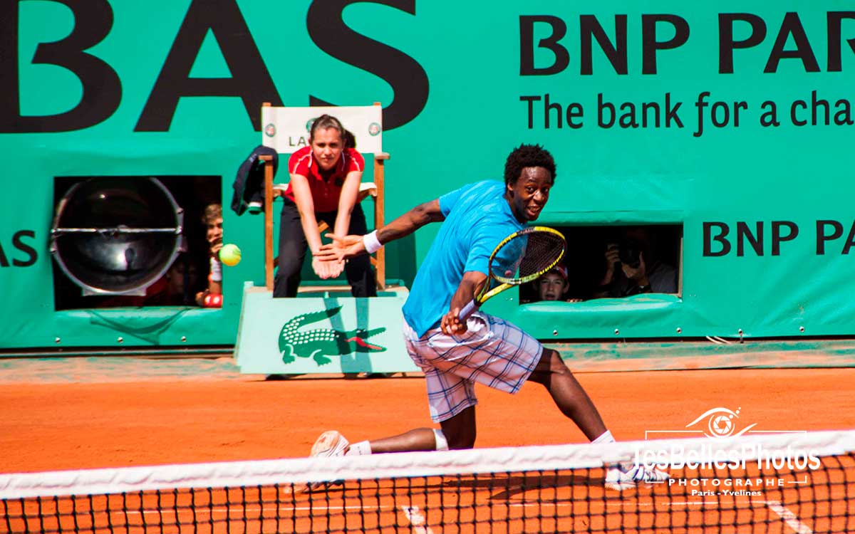 Photo Gaël Monfils Roland Garros Paris 2010