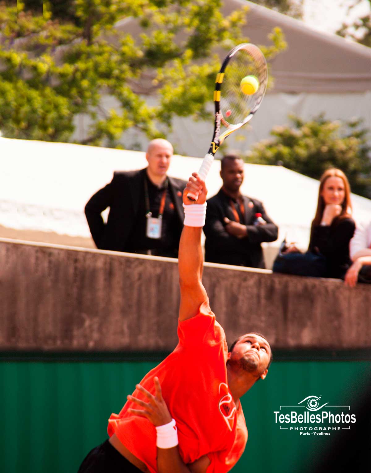 Photo Jo-Wilfried Tsonga Roland Garros Paris 2010
