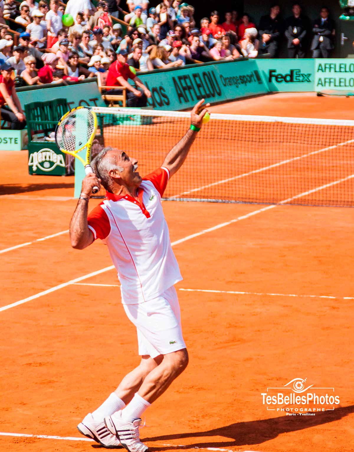 Photo Mansour Bahrami à Roland Garros Paris en 2010