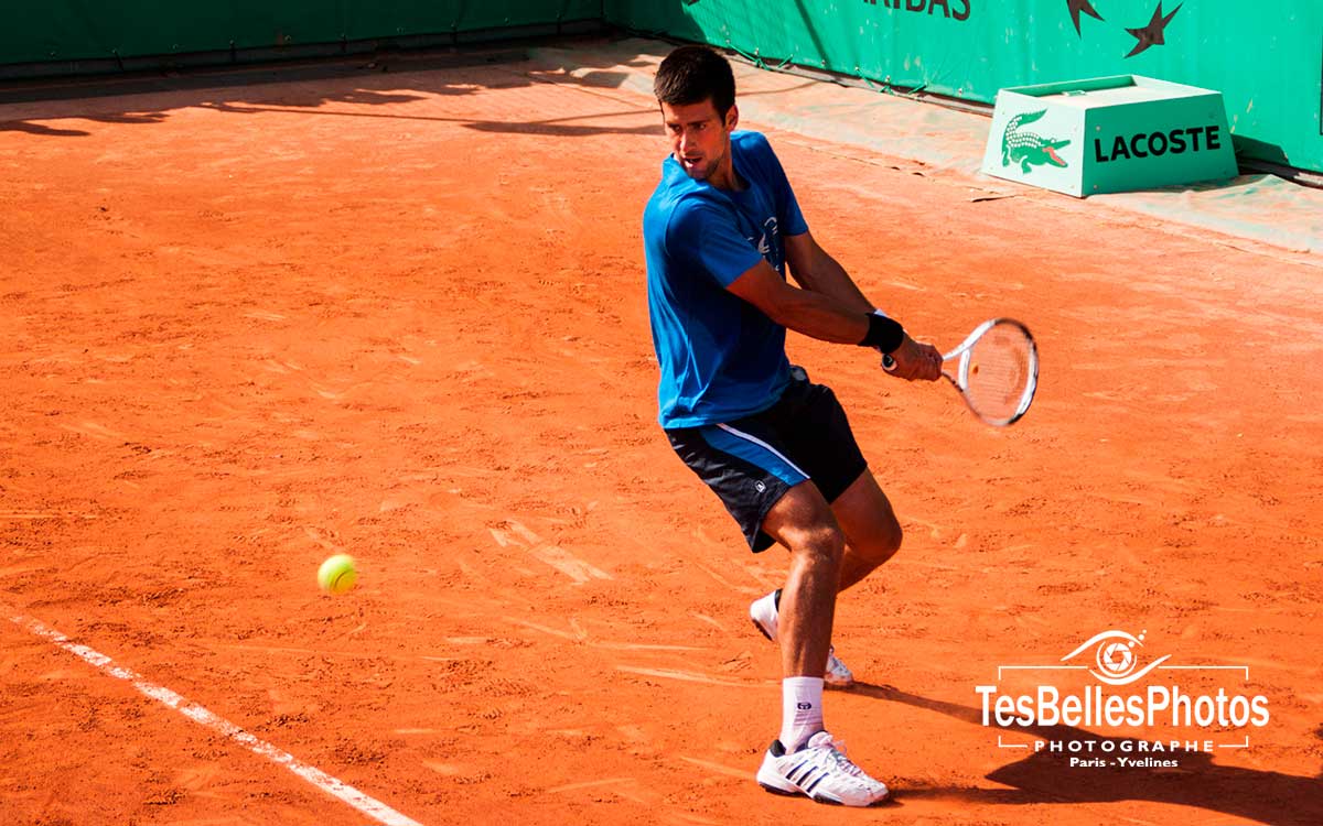 Photo Novak Djokovic Roland Garros Paris 2010