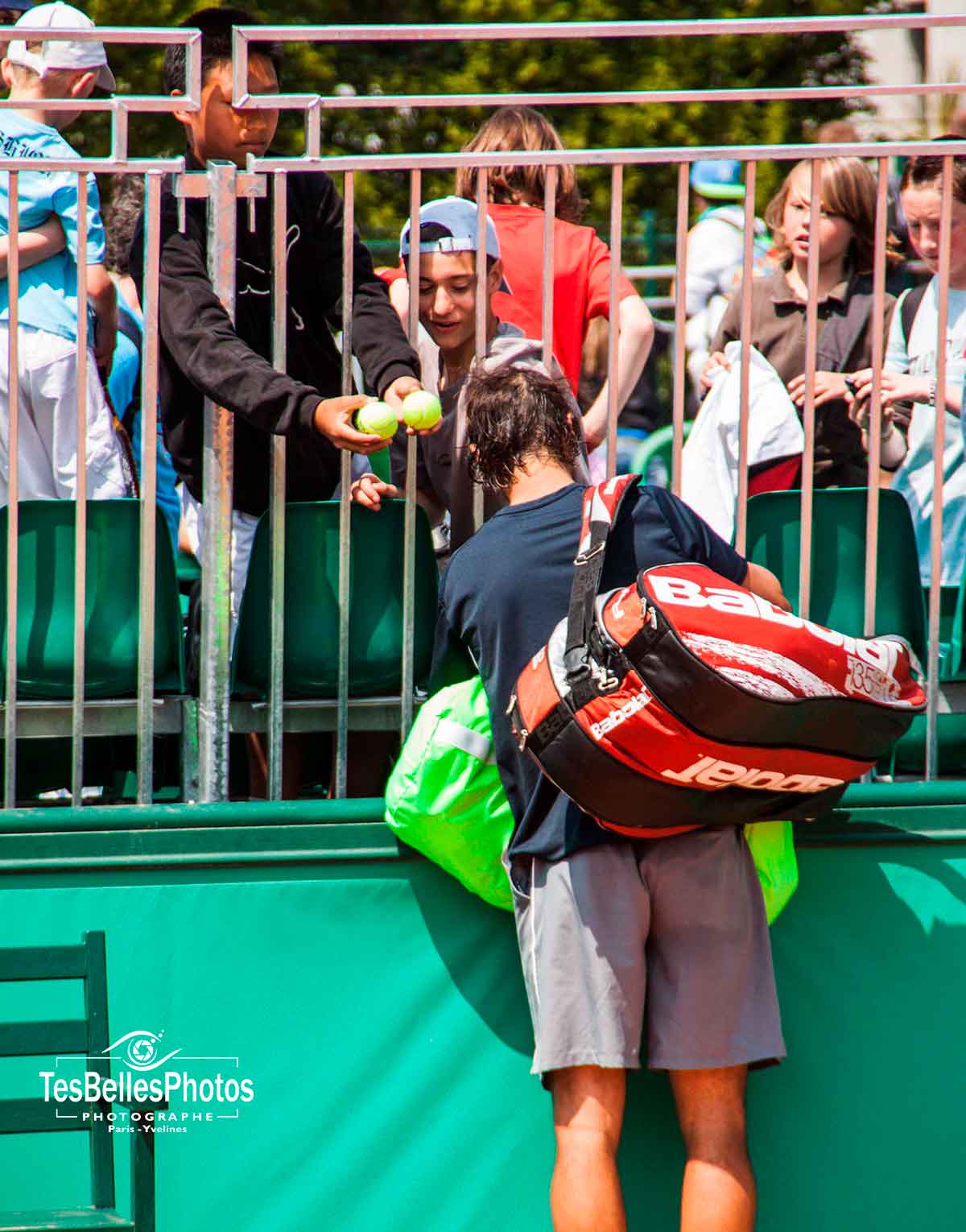 Photo Roland Garros Paris, photo des fun de Nadal Rafael