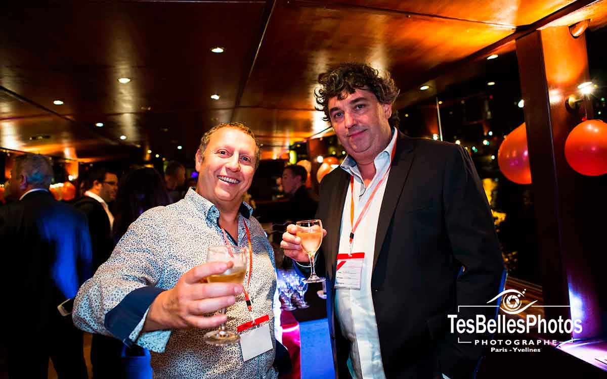 Photo réception cocktail soirée corporate Paris