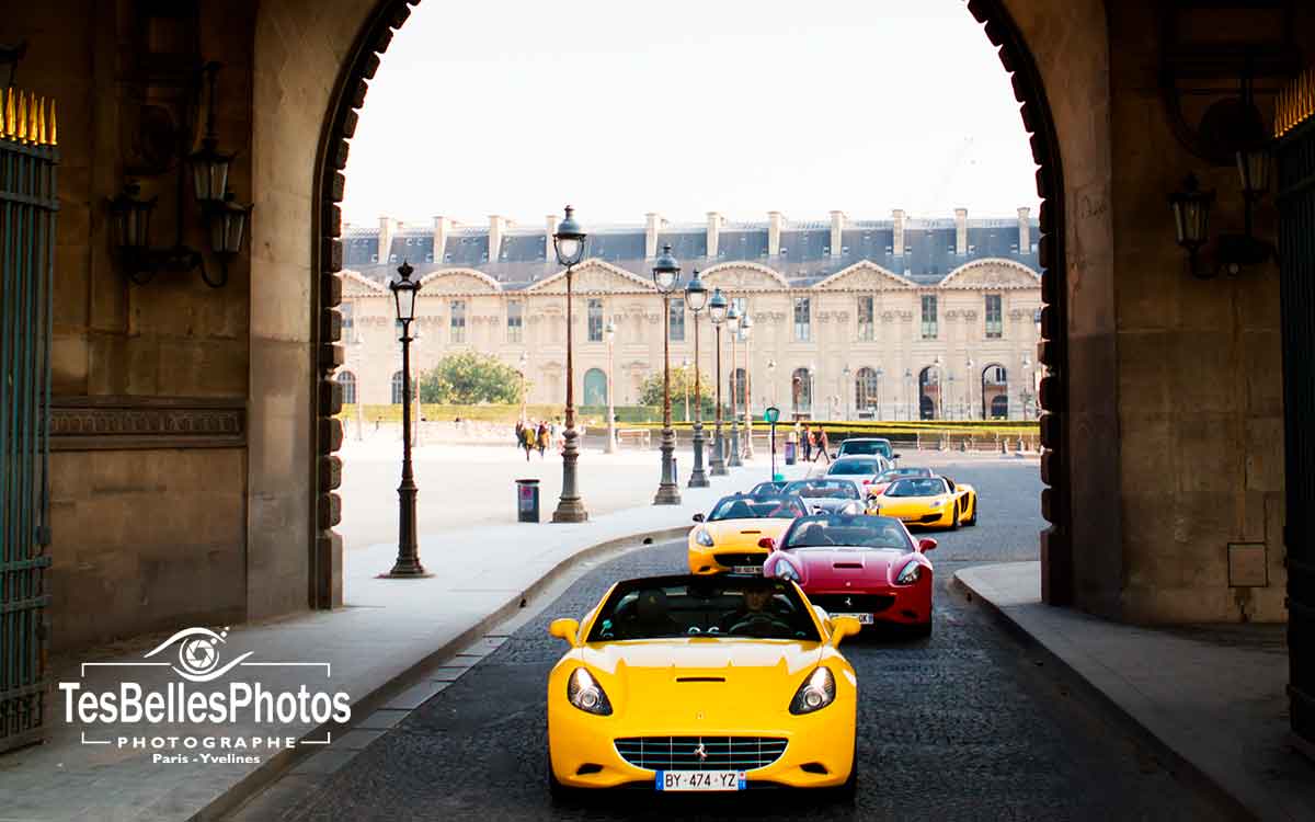 Photographe automobile de luxe à Paris