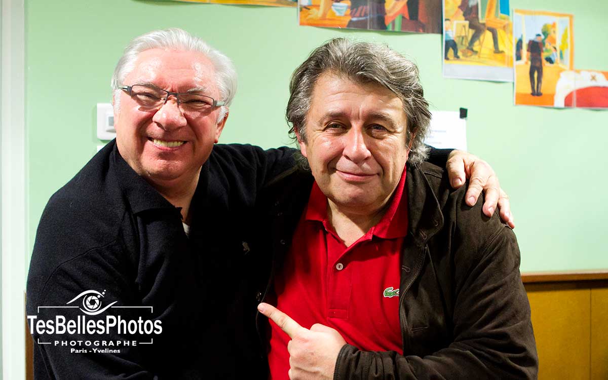 Photos de Alain Echardour (Alain Cognito) et Bernard Bilis à Galluis dans les Yvelines en 2011
