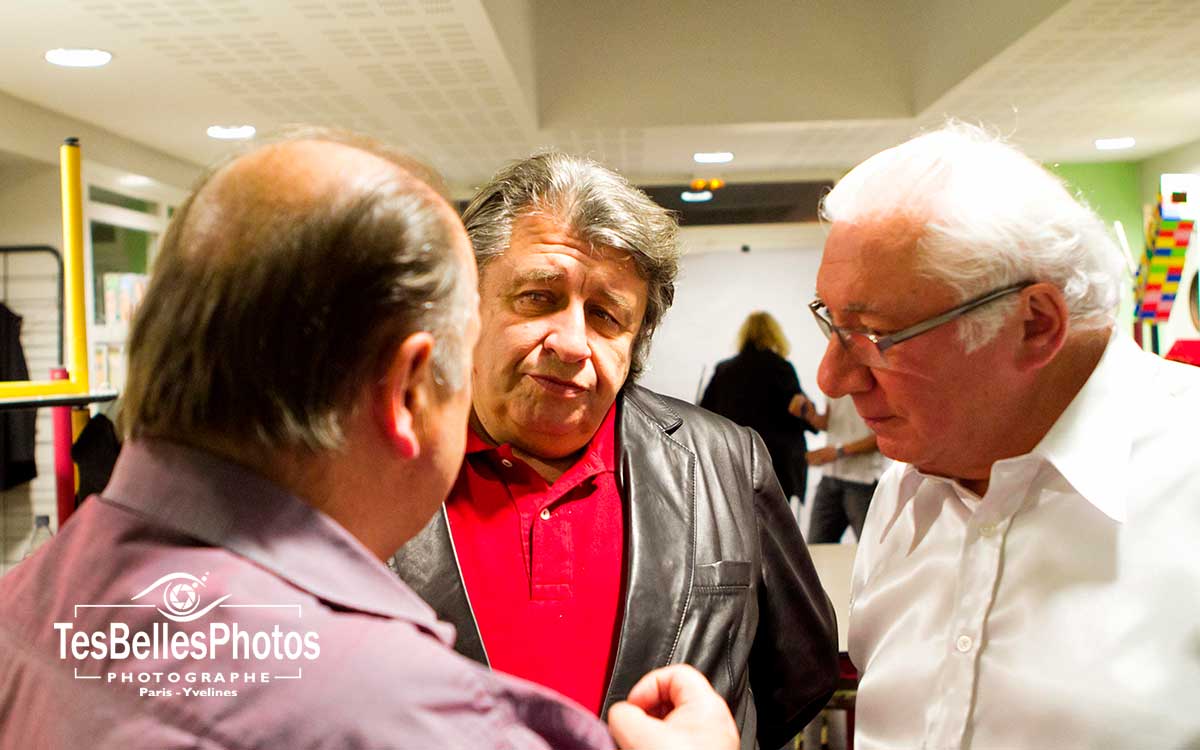 Alain Cognito président fondateur association Les Magiciens du Cœur et Bernard Bilis à Galluis dans les Yvelines en 2011