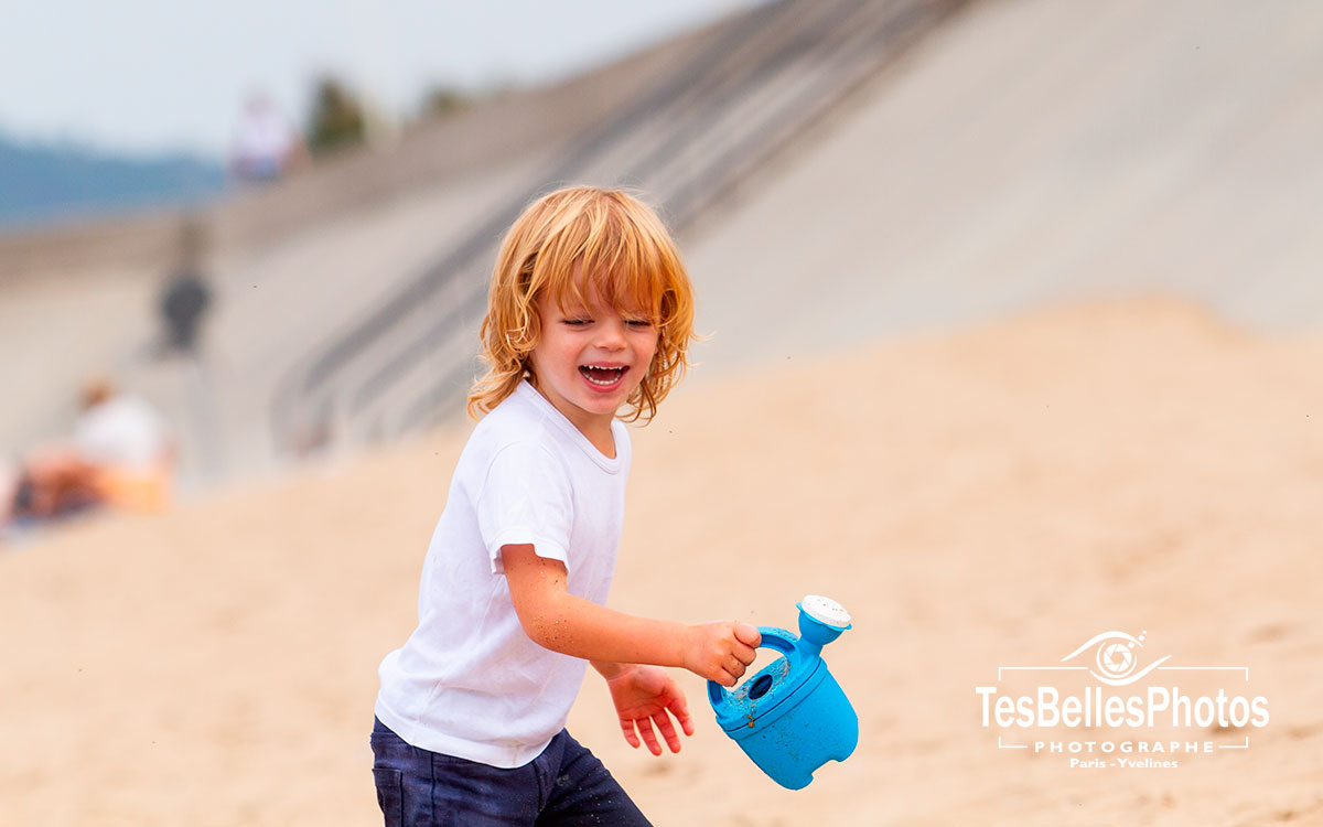 Photographe shooting enfant à Cabourg