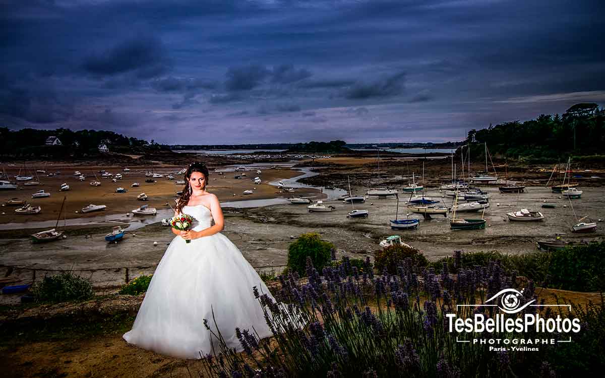 Photographe mariage Morbihan – mariage élégant à Ploemeur