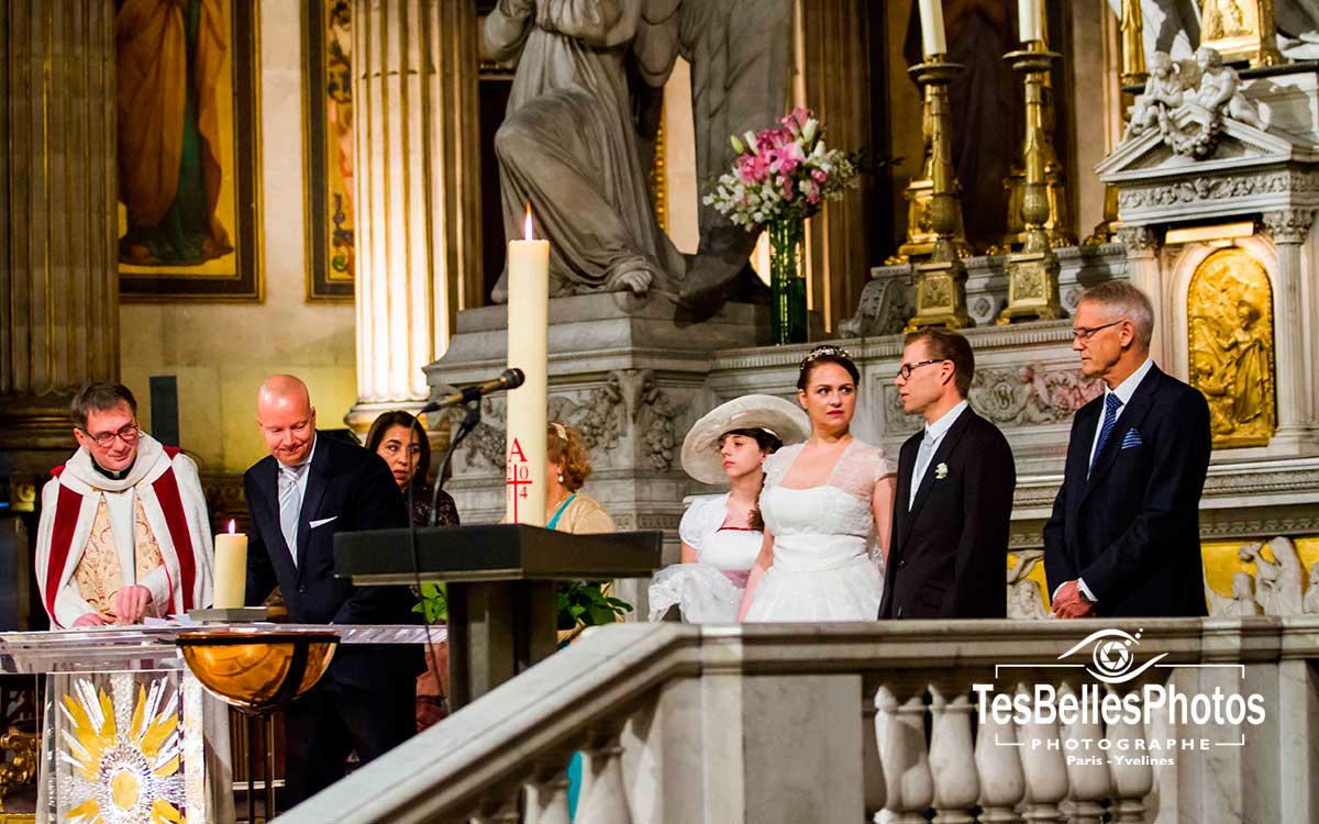 Photo cérémonie de mariage à Madeleine Paris
