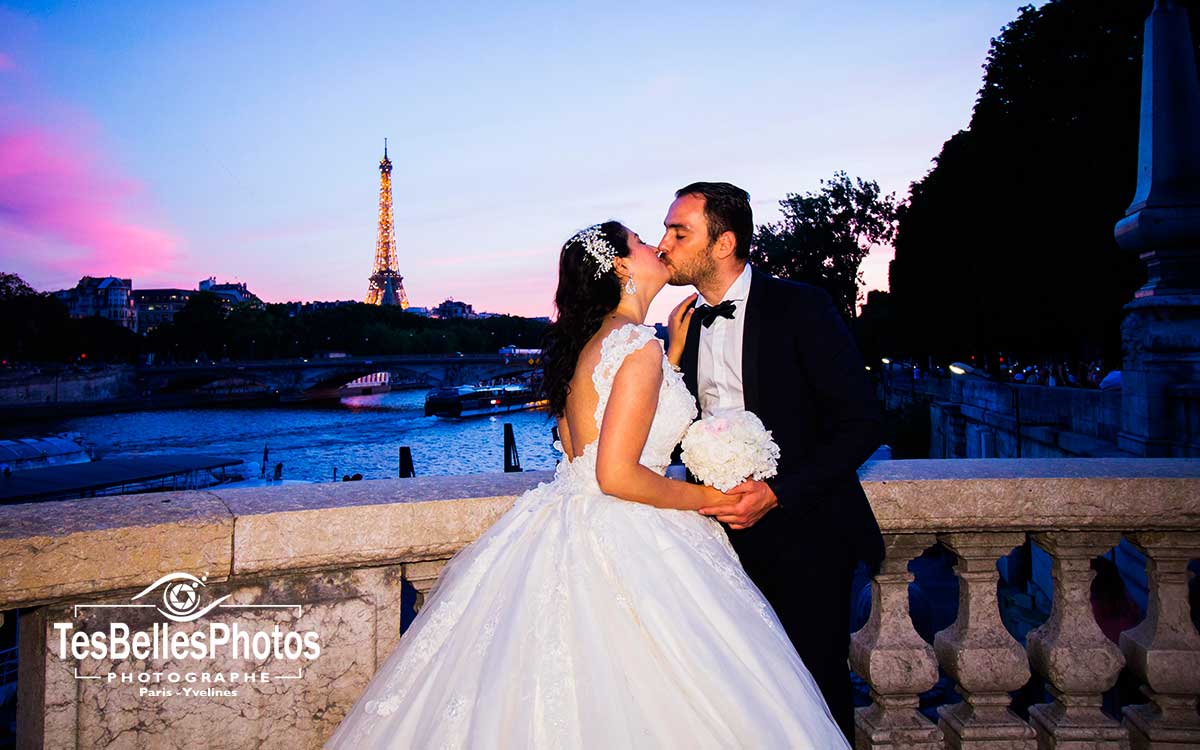 Photographe mariage Paris tarifs, Prix séance photo mariage couple Paris, tarif photographe de mariage Paris, tarif photo de couple mariage à Paris