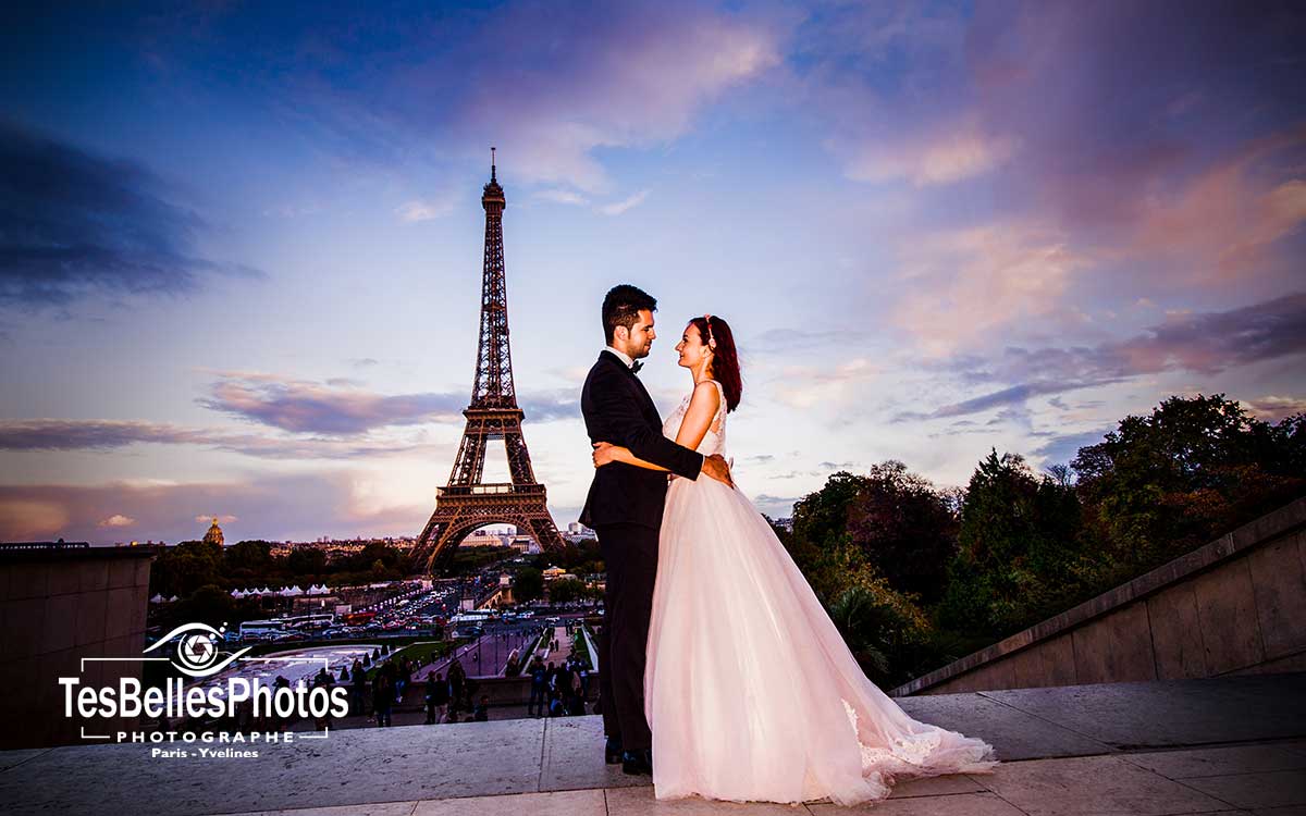 Photo de mariage Paris, photo mariage shooting couple Paris