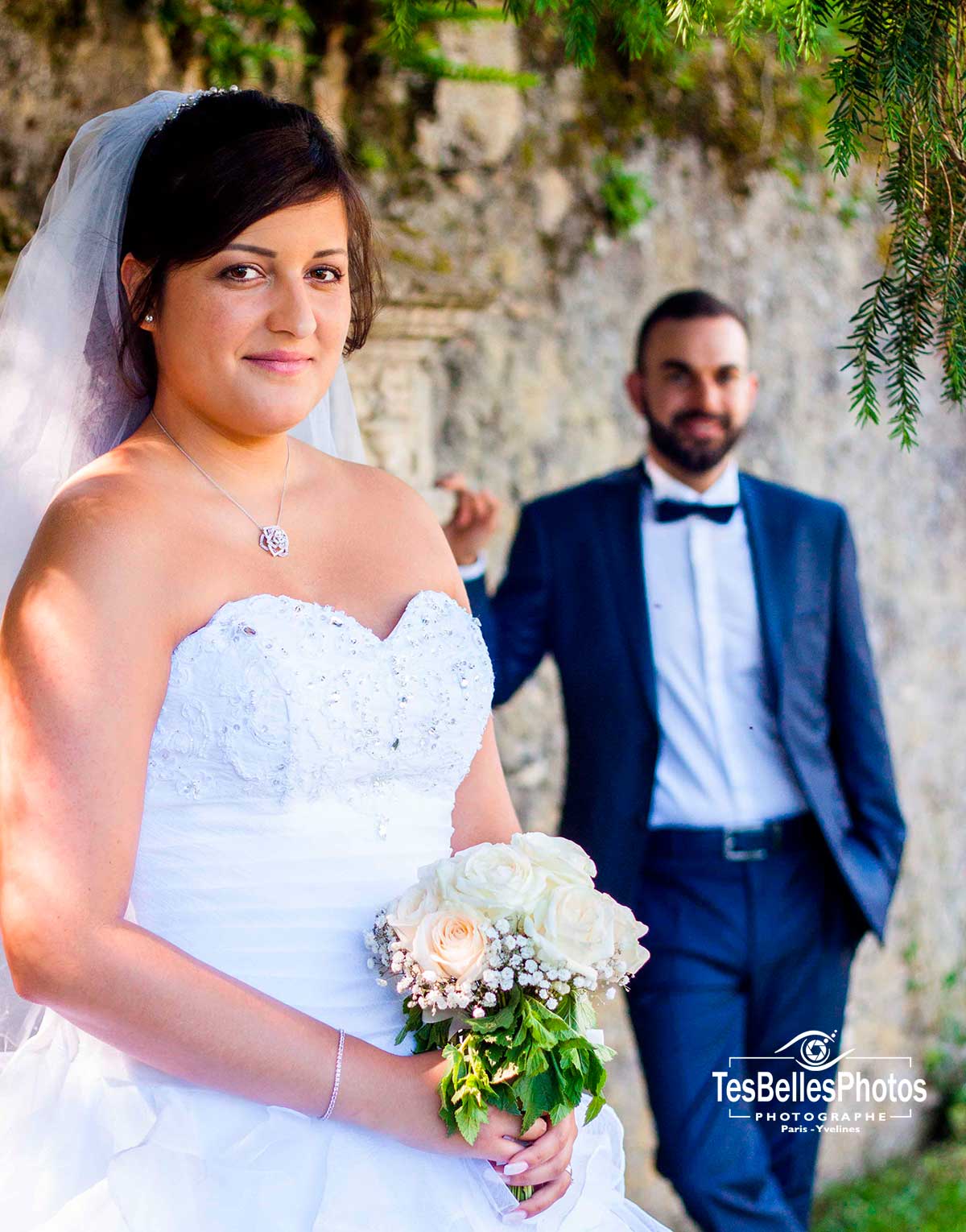 Photographe mariage Saint-Léger-en-Yvelines, shooting couple mariage Saint-Léger-en-Yvelines