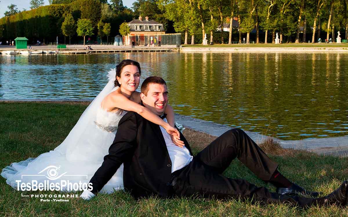 Photo mariage Versailles, shooting couple au Château de Versailles