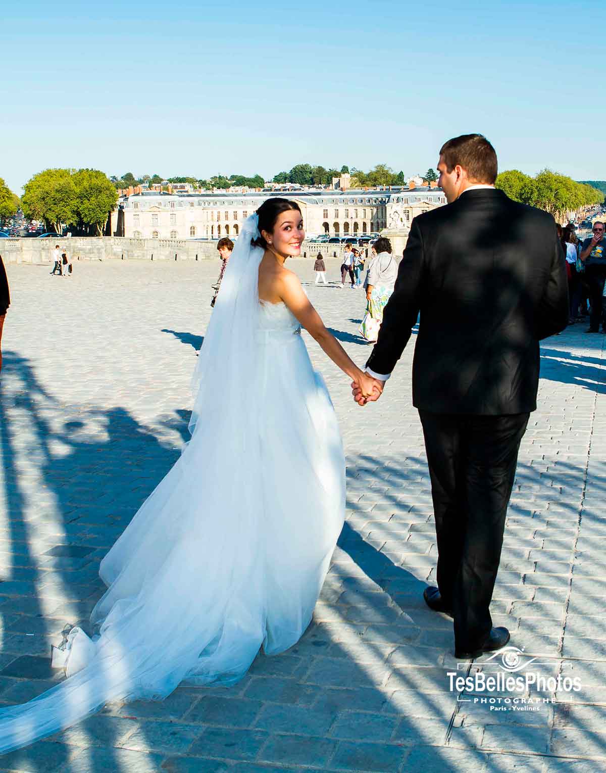 Photographe mariage Versailles, reportage photos de mariage à Versailles et en Yvelines, Bois-d'Arcy, Voisins-le-Bretonneux, Montigny-le-Bretonneux