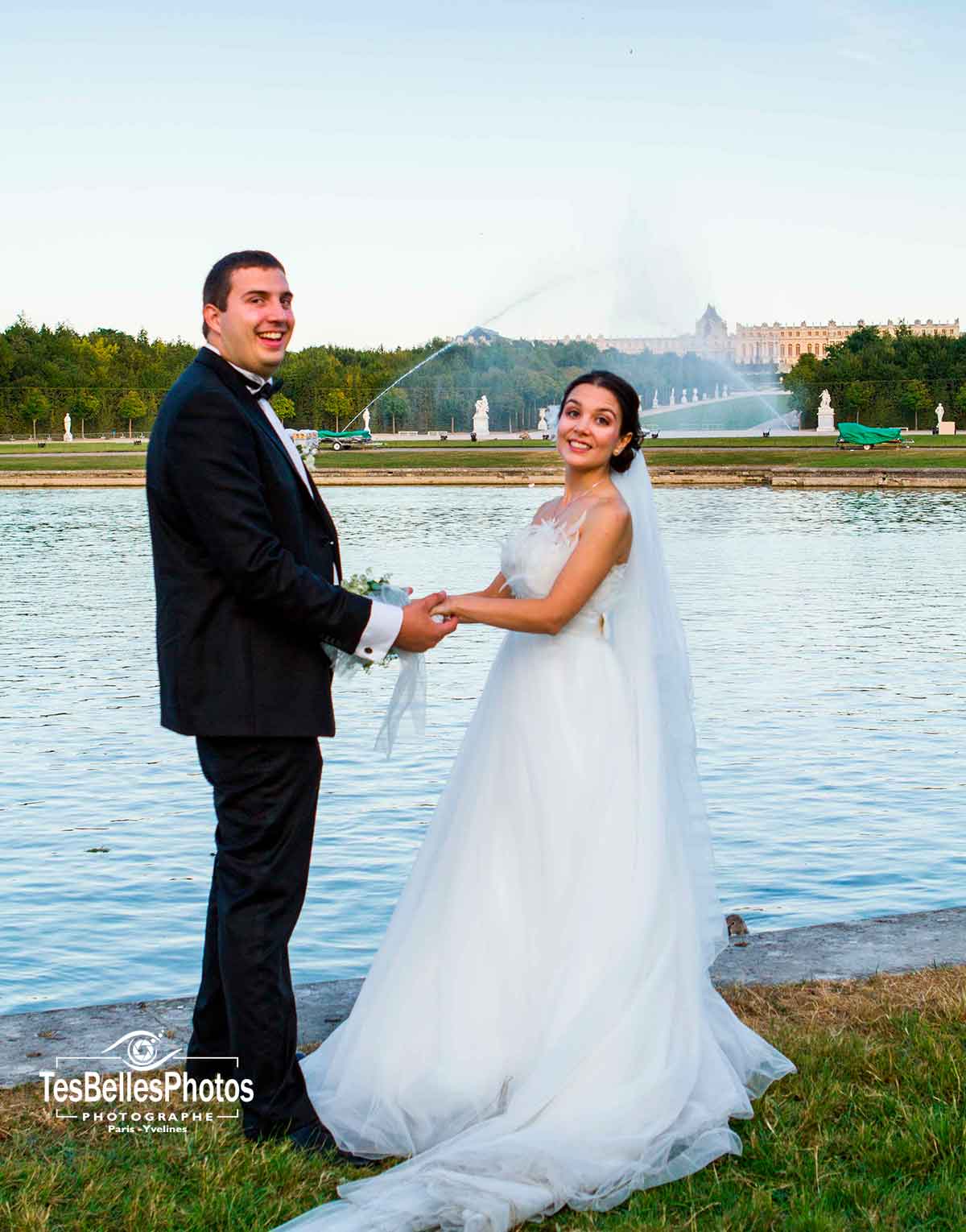 Shooting couple Parc de Versailles, photographe mariage Versailles