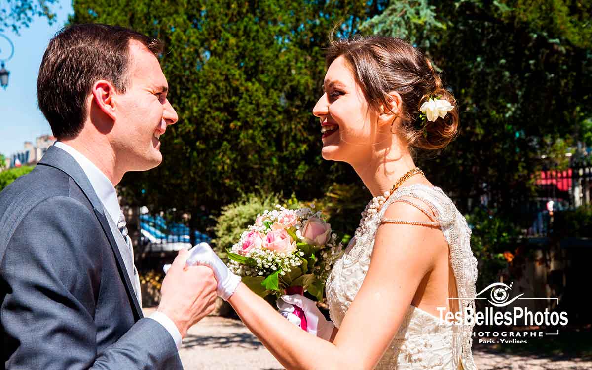 Photographe professionnel de mariage dans les Yvelines – reportage photo naturel et élégant à Maisons‑Laffitte