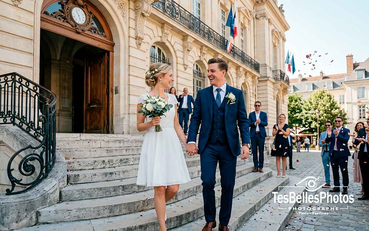 Photographe mariage à SSaint-Germain-en-Laye – reportage authentique de la cérémonie civile