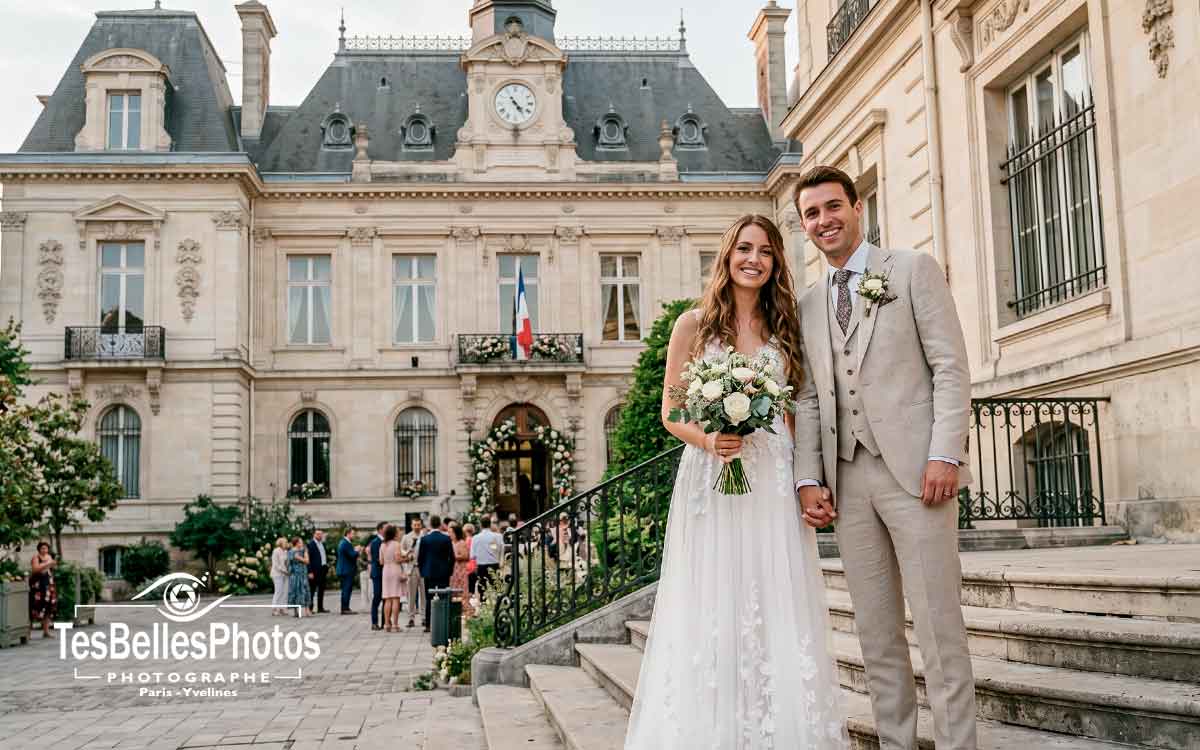 Photographe mariage à Saint-Germain-en-Laye – reportage photo de la cérémonie civile à la mairie