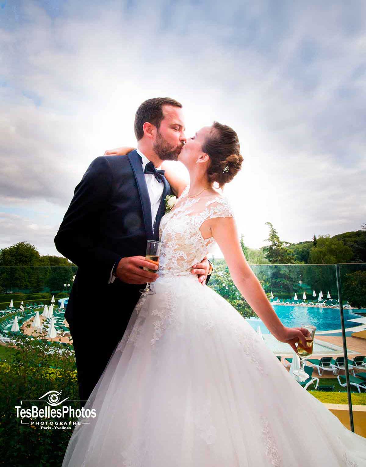 Photo mariage aux Pyramides Le Port-Marly, photos reportage mariage Le Port-Marly en Yvelines