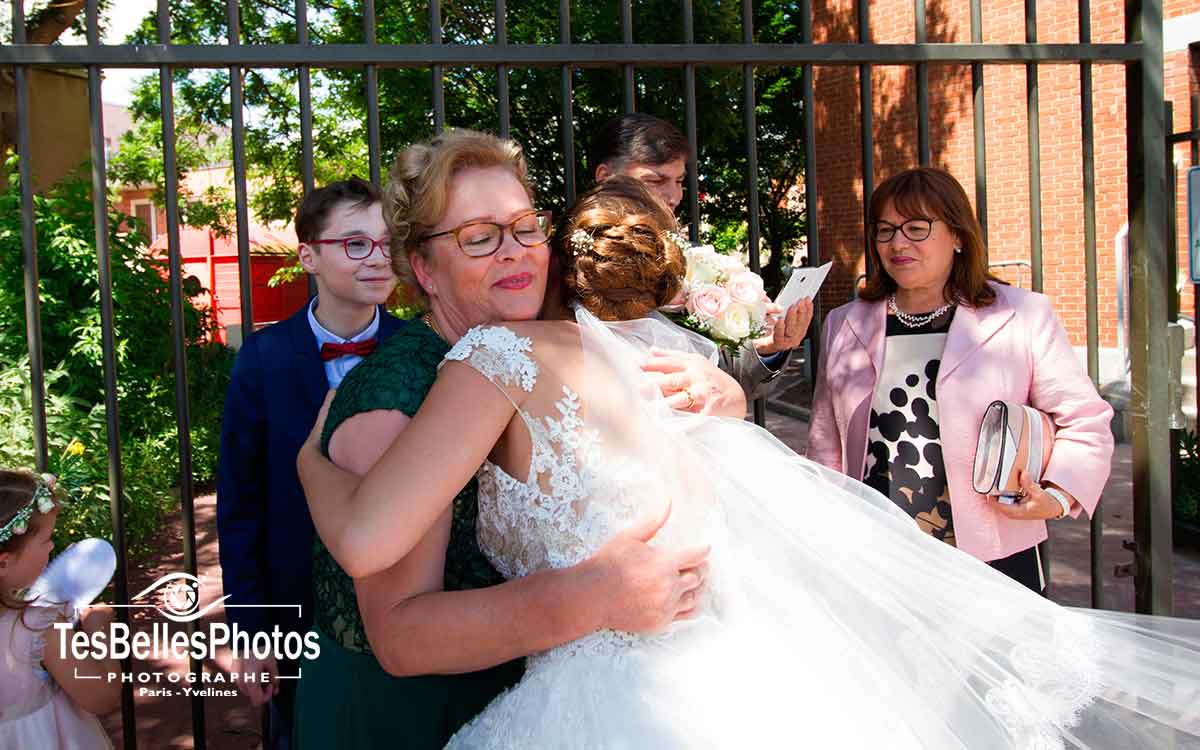 Photographe de mariage Achères, photos reportage mariage à Achères