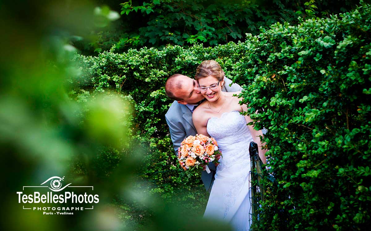 Séance photo de mariage au Parc de Sceaux, photographe mariage Sceaux Hauts-de-Seine