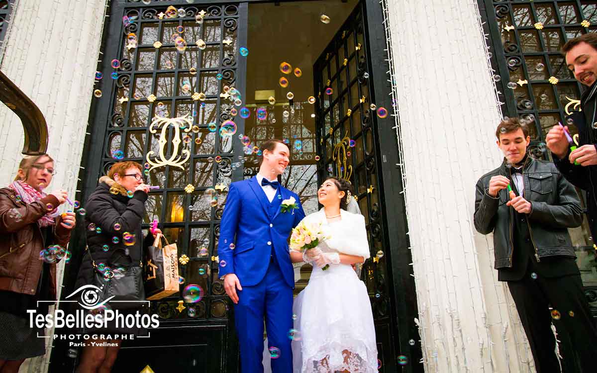 Reportage photo de mariage à Courbevoie – style naturel et élégant