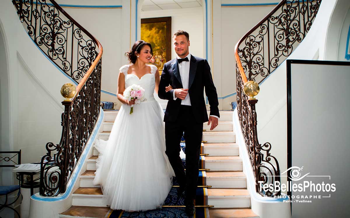 Photographe de mariage à Colombes – cérémonie civile à la mairie