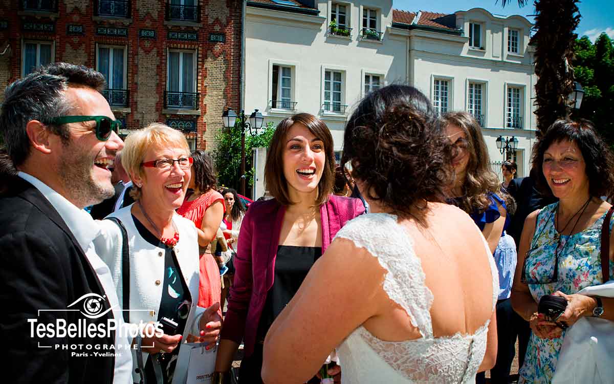 Photo cérémonie civile de mariage à Saint-Cloud