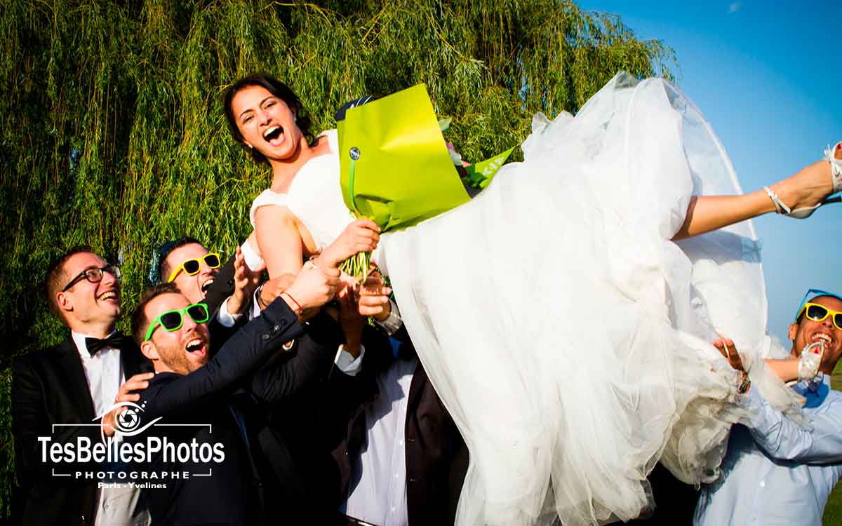 Photo de couple mariage au Domaine de Brunel Aincourt