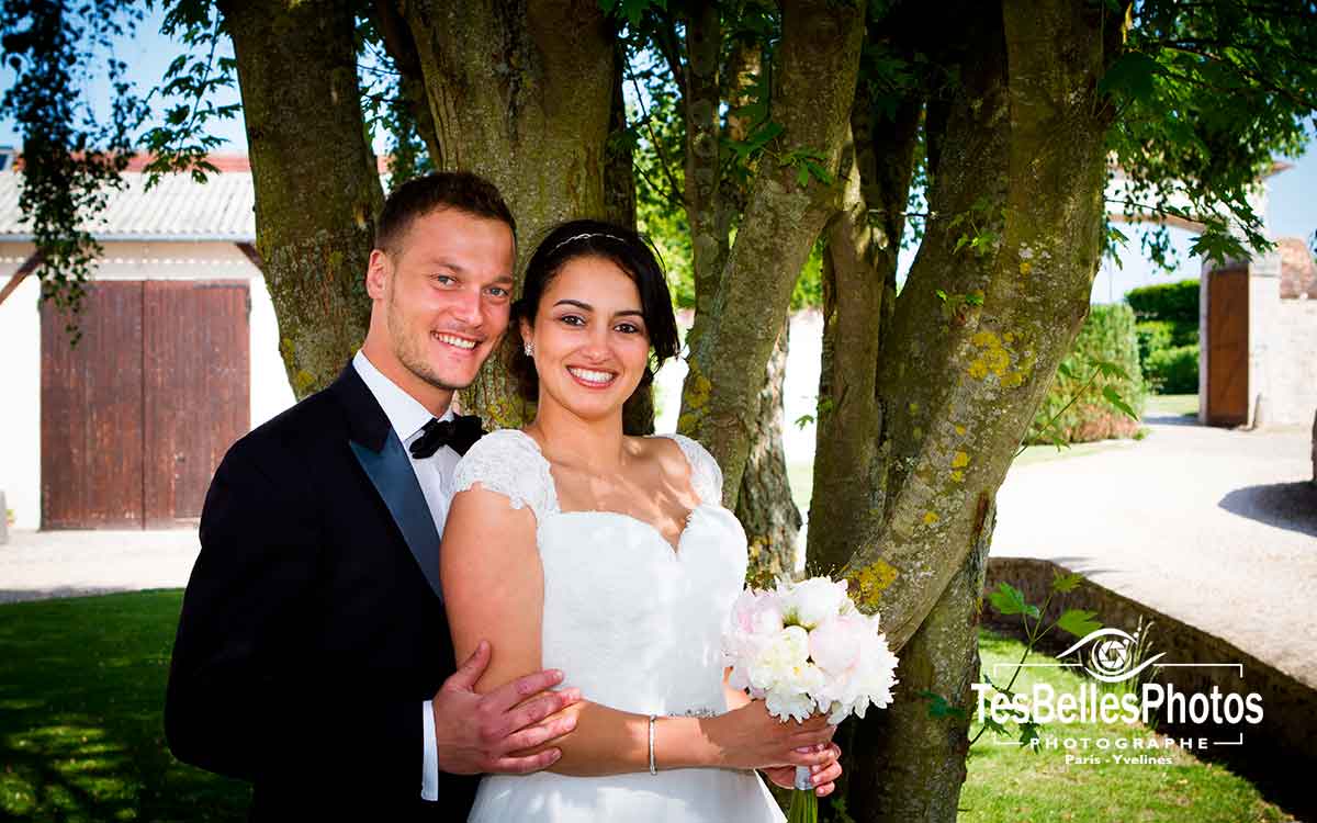 Photographe mariage Aincourt, photo mariage au Domaine de Brunel