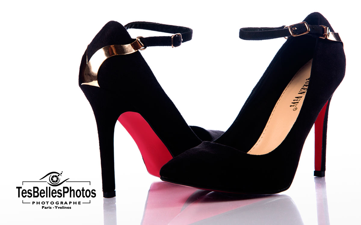 Photo packshot chaussure studio Yvelines, photographe studio packshot Yvelines, photographe packshot chaussures au studio Yvelines