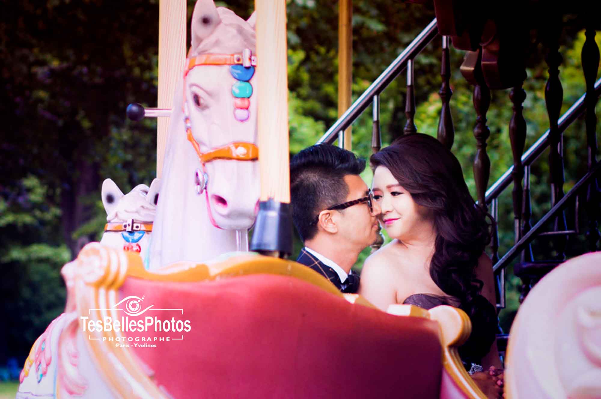 Photographe chinois dans le Cher, photographe de mariage chinois, séance photo couple chinois, shooting pre wedding couple chinese